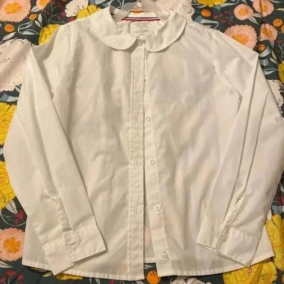 5 for $20 bundle item -French toast button up- uniform top - Picture 1 of 2